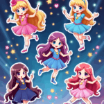 Kids Stickers - Sheet v59